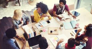 What makes a working environment encouraging for employees?