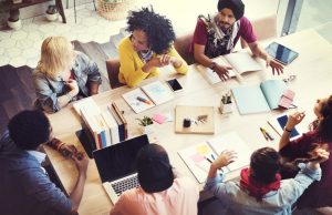 What makes a working environment encouraging for employees?