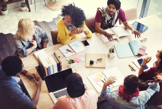 What makes a working environment encouraging for employees?
